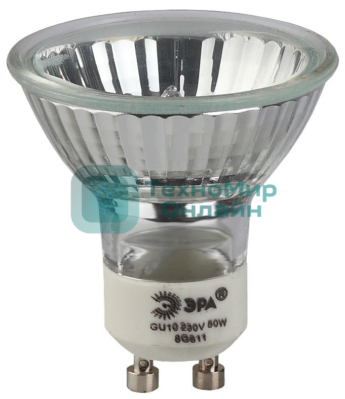 Лампа галогенная ЭРА GU10-JCDR (MR16) -35W-230V(10/200/4800)