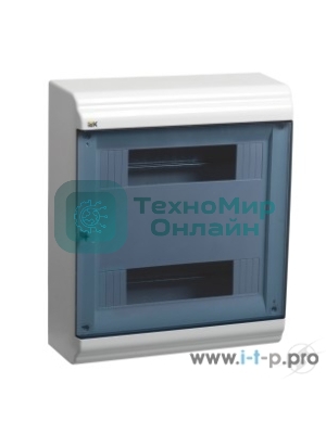 Бокс IEK MKP82-N-24-41-10 ЩРН-П-24 модуля навесн.пластик IP41 PRIME