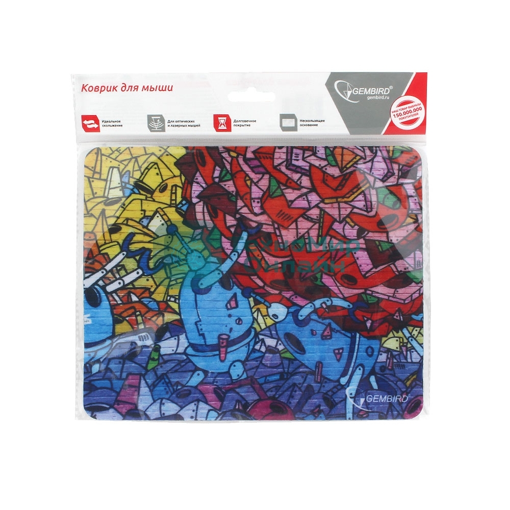 Коврик для мыши Gembird MP-ROBO, рисунок 