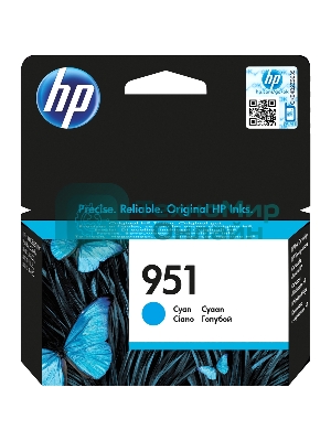 Картридж струйный HP 951 CN050AE голубой для HP OJ Pro 8610/8620 (700стр.)