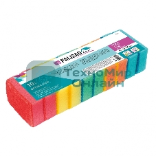 Губки для посуды Palisad Home 98x65x31 мм, 10 шт.
