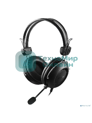 Гарнитура A4Tech HU-35 чёрный, проводная