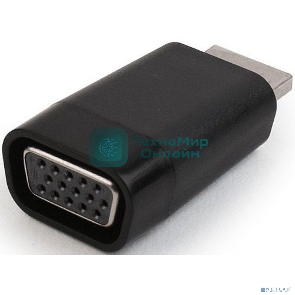 Адаптер Filum HDMI - VGA, разъемы: HDMI A male-VGA female, пакет. (FL-A-HM-VGAF-1)