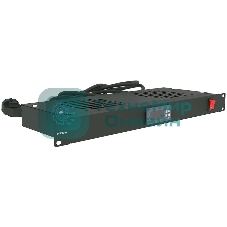 Модуль вентиляторный NTSS (NTSS-FAN2/19T-BL) 2 вент. с термостатом с контроллером черный