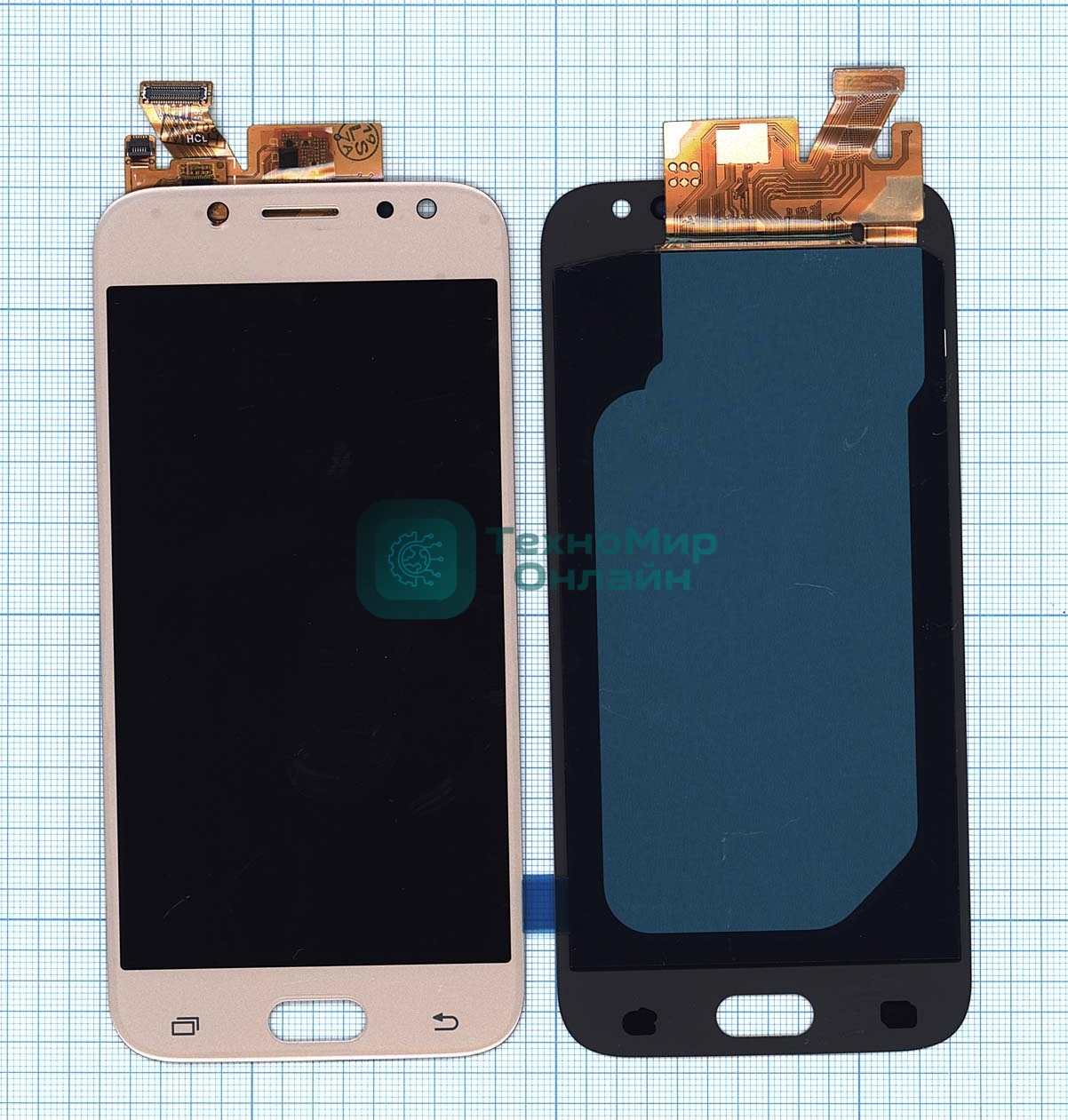 Дисплей для Samsung Galaxy J5 (2017) SM-J530FM (OLED) золотой