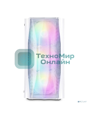 Компьютерный корпус 1STPLAYER FIREBASE X3-M белый, mATX, TG, 4x120мм LED fans inc.