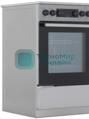 Плита электрическая Gorenje GEC5C40XAOT серебристый, конфорок 4 шт, духовка 70 л, 50 см x 85 см x 59.4 см