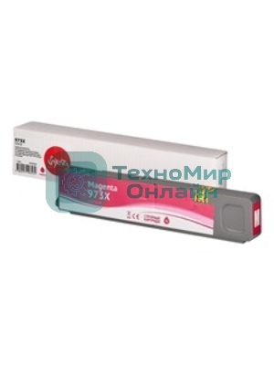 Картридж струйный Sakura F6T82AE (№973X Magenta) для HP, пурпурный, 110 мл., 7000 к.