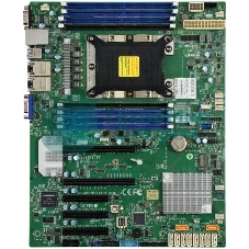 Материнская плата Supermicro MBD-X11SPI-TF-B Xeon Single Socket S3647, 8x 288-pin DDR4 DIMM slots, 2x 10GbE LAN ports, 10x SATA3 (6Gbps) via C622, Bulk