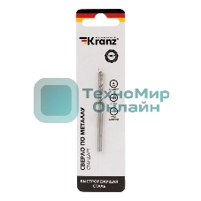 Сверло по металлу Kranz 4,0 мм HSS (1 шт. в упаковке) DIN 338
