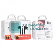 Проводные наушники Hoco M64 белый, внутриканальные, Jack 3.5 мм