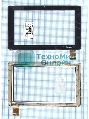 Сенсорное стекло (тачскрин) FPC CY70S201(781) 01, черное