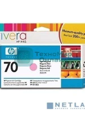 Картридж струйный HP №70 C9455A светло-пурпурный для HP DJ Z2100/Z3100 (130мл)
