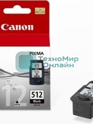 Картридж струйный PG-512Bk (2969B007) черный (401 стр.) для Canon PIXMA MP240, 260, 480
