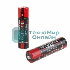 Аккумулятор Rexant 18650 с защитой Li-ion 2800 mAh 3.7 В 1 шт. блистер