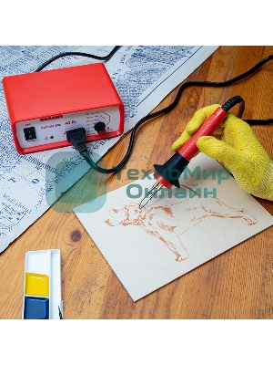 Универсальный выжигательный прибор Rexant с функцией термоконтроля 220V/40W