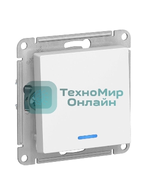 Механизм выключателя 1-кл. AtlasDesign с подсветкой (сх.1а) 10АХ бел. SchE ATN000113