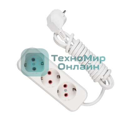 Удлинитель 3х3 м с заземл. 16А IP20 Lezard 720-0303-301