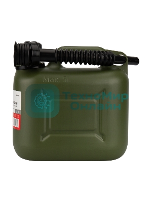 Канистра Rexant для ГСМ и технических жидкостей, вертикальная 5 л, пластиковая, усиленная