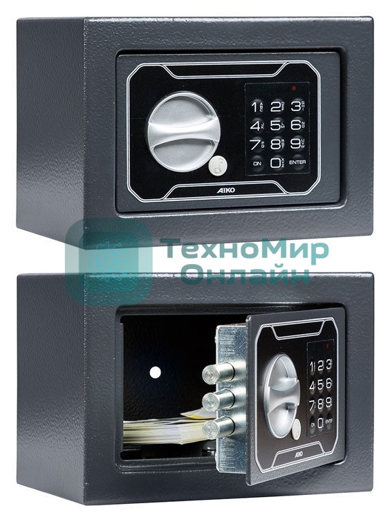 Сейф AIKO Т-140 EL (Внешние размеры:140х195х140 мм, Вес:3 кг) S10399210214