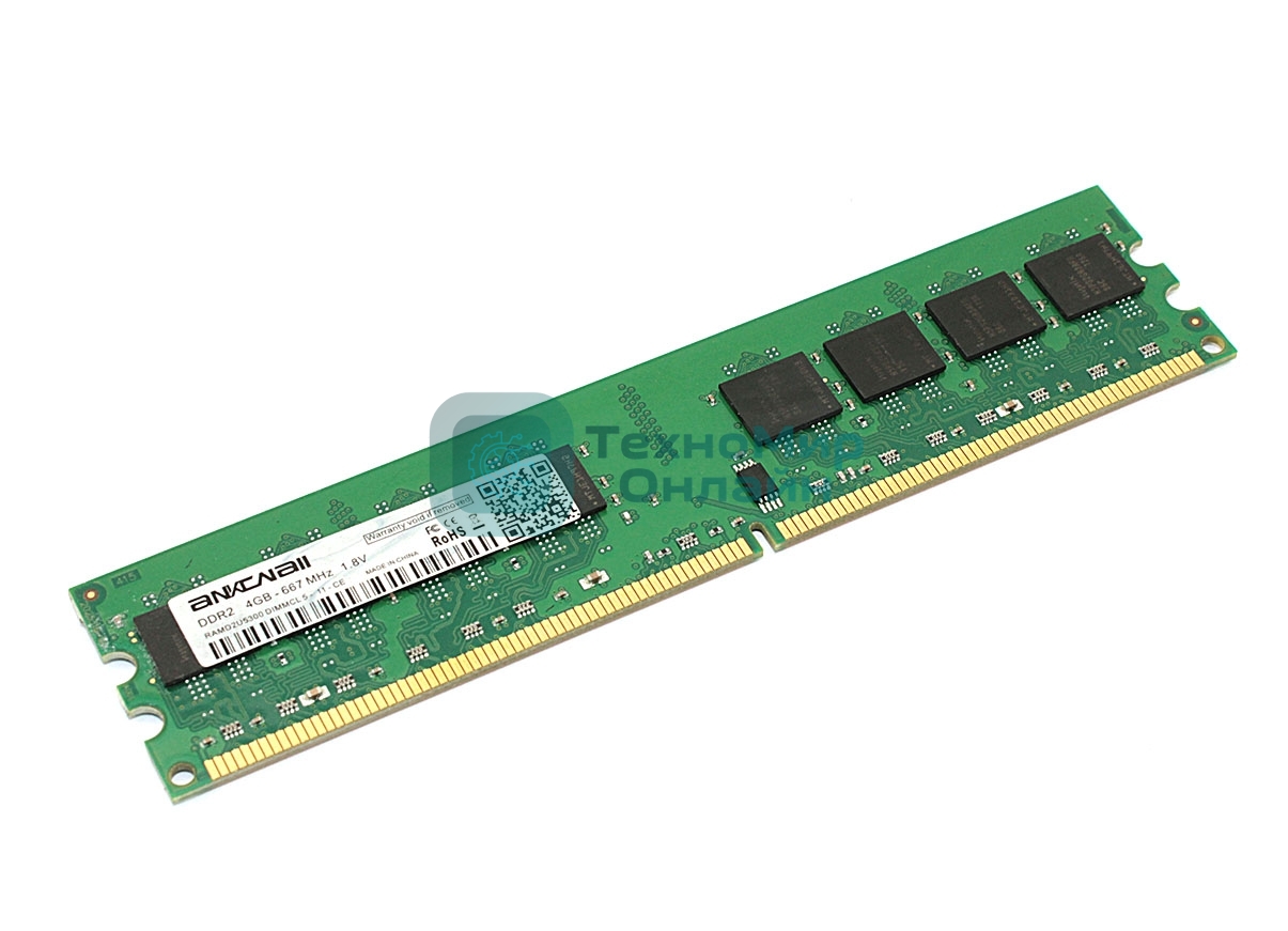 Оперативная память Ankowall, DDR2, 4GB (1x4GB), 667 MHz, CL5