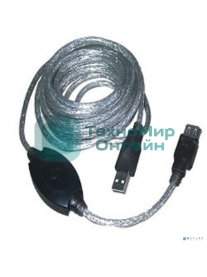 Кабель-адаптер VCOM VUS7049-25M USB2.0-repeater, удлинительный активный Am-->Af 25м