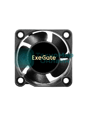 Вентилятор для корпуса ExeGate ExtraPower EP04020S3P черный, 40 мм, 7000 об/мин, 32 дБ, 3 pin