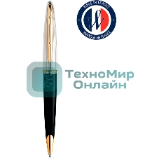 Ручка шариковая Waterman Carene De Luxe (CWS0700000) Black Silver GT, M, син. черн. подар.кор.