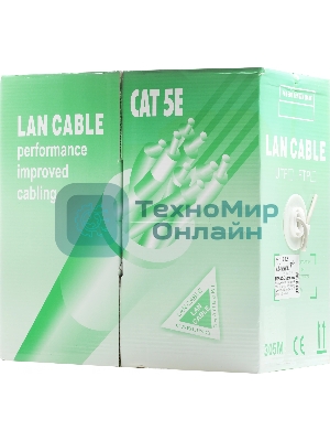 Кабель сетевой Premier 23-115 305 UTP 4 пары cat.5E solid CCA 305м серый