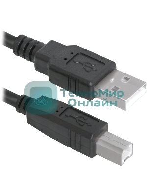 Кабель USB Defender USB04-17 USB2.0 AM-BM, 5.0м