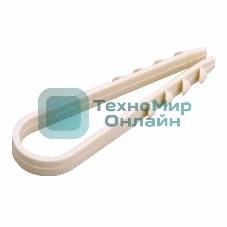 Дюбель-хомут нейлоновый PROconnect 11-18 мм, белый, упаковка 100 шт.