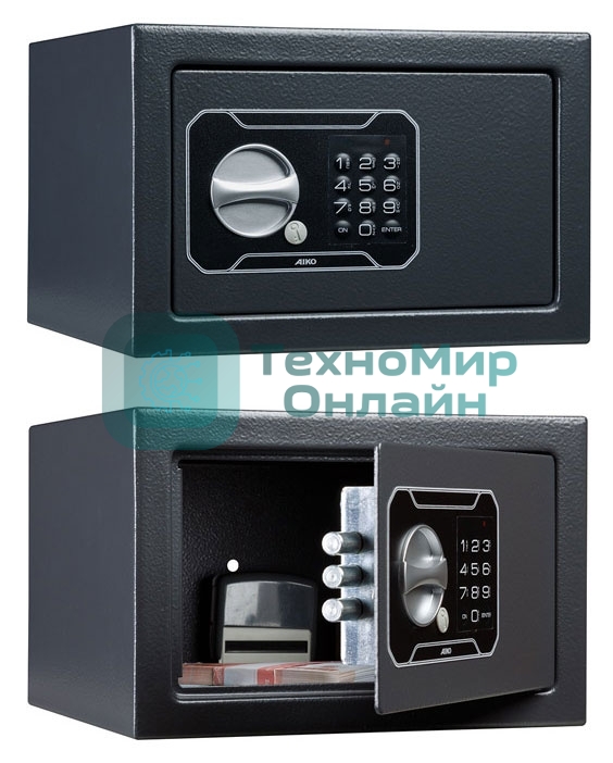Сейф AIKO Т-170 EL (Внешние размеры:170х260х230 мм, Вес:4,8 кг) S10399210614