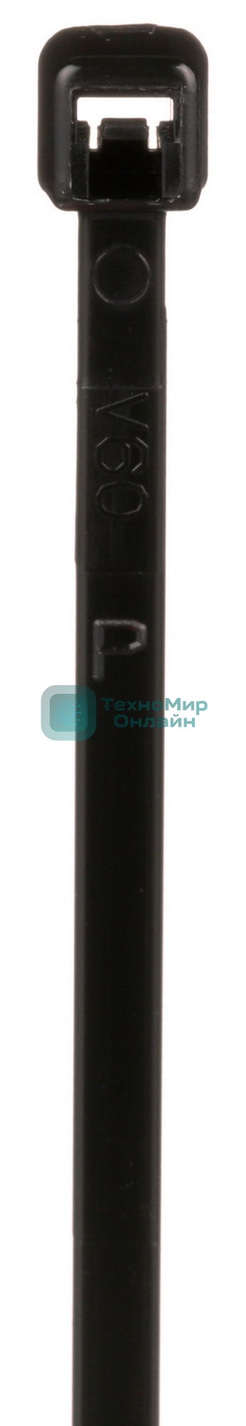 Стяжка пластиковая Panduit PLT2M-M30 203x2.5 мм (упак: 1000 шт) нейлон погодостойкий внешний (-60/+115) черный