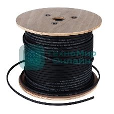 Кабель греющий саморегулирующийся Rexant 30КНС 2ЛП-ЭЛ (UV), экранированный, с защитой от ультрафиолета, 30 Вт/1м, 200м