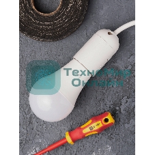 Патрон Е27 пластиковый подвесной термостойкий пластик бел. PROxima