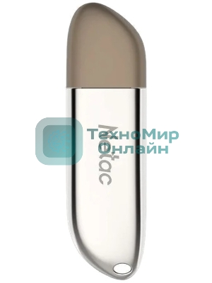 Флешка USB Netac U352 (NT03U352N-008G-20PN), 8Gb, USB 2.0, R/W 50/15, серебристый