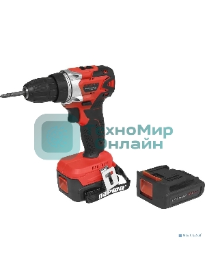 Дрель-шуруповерт аккумуляторная Парма ДША-02-2016/2Li, 18 В, 2 А·ч, аккумуляторная
