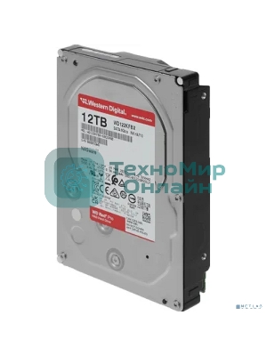 Жесткий диск WD SATA-III 12Tb WD122KFBX NAS Red Pro (7200rpm) 512Mb 3.5