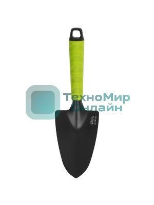Лопатка садовая широкая Deli DL580811 длина 30 см, защита от ржавчины и коррозии, противоскользящая рукоять