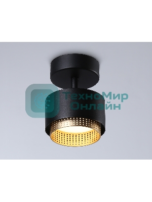 Светильник Ambrella light TN71282  BK/GD черный/золото GX53 max 12W D95*137