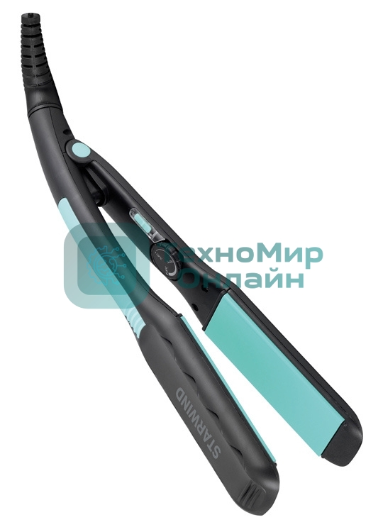 Выпрямитель для волос Starwind SHE1101 черный, 45 мм, 215 °C, 1 режим