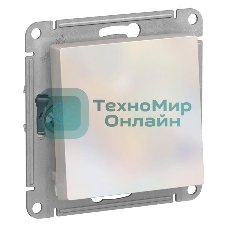 Механизм переключателя 1-кл. ATLAS DESIGN (сх.6) 10АХ жемчуг SchE ATN000461