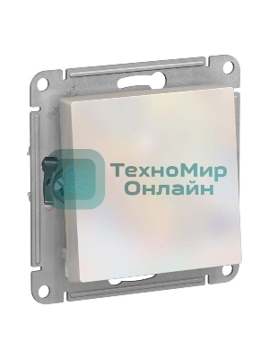 Механизм переключателя 1-кл. ATLAS DESIGN (сх.6) 10АХ жемчуг SchE ATN000461