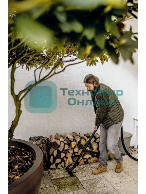 Строительный пылесос Karcher WD 3 S V-17/4/20 желтый, 1000 Вт, уборка сухая/сбор воды, пылесборник мешок/контейнер, 17 л