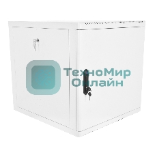 Шкаф телеком. настенный разборный 15U (600х650), съемные стенки, дверь металл (ШРН-М-15.650.1)