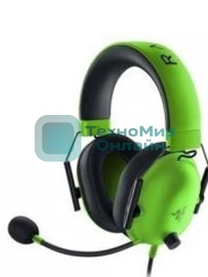 Гарнитура Razer Blackshark V2 X зеленый, проводная, 3.5 мм