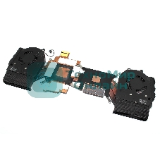Система охлаждения для ноутбука Dell G15 5510 VER-1 (C6FY4)