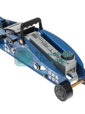 Домкрат Stels 51132 гидравлический подкатной с фиксатором 2.5 т safety pin 140-385 мм в кейсе