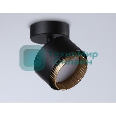 Светильник Ambrella light TN71282  BK/GD черный/золото GX53 max 12W D95*137