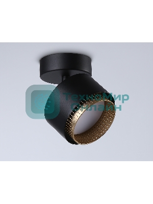 Светильник Ambrella light TN71282  BK/GD черный/золото GX53 max 12W D95*137